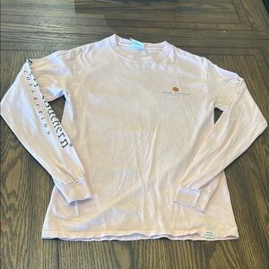 Simply Southern Light Pink Logo Long Sleeve Tee